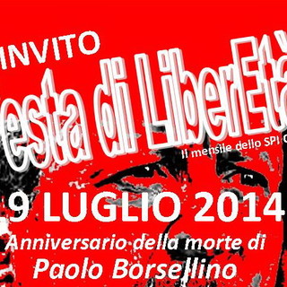 Imperia: domani mattina alla Biblioteca Civica la 'Festa di Liberta' in memoria di Paolo Borsellino Imperia: domani mattina alla Biblioteca Civica la 'Festa di Liberta' in memoria di Paolo Borsellino