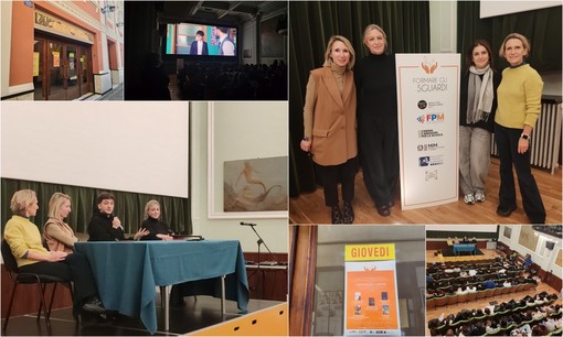 Bordighera, "Formare gli sguardi": lezione al cinema per gli studenti del Fermi-Polo-Montale (Foto e video) Bordighera, "Formare gli sguardi": lezione al cinema per gli studenti del Fermi-Polo-Montale (Foto e video)