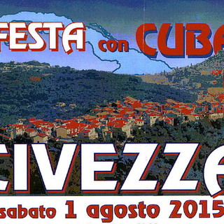 Civezza: sabato prossimo appuntamento con la 'Festa Cubana', dalle 19 musica e prelibatezze
