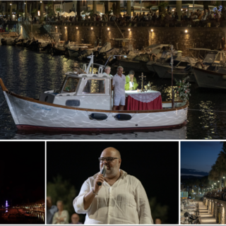 Tradizione, fuochi d'artificio e voglia di normalità nella ritrovata Festa del Mare di Riva Ligure, Giuffra "Viatico per il clou degli eventi fino al Villaregia Air Show" (Foto e video)