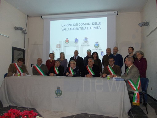 Montalto: firmato dai sindaci l’Atto Costitutivo dell’Unione dei Comuni delle Valli Argentina e Armea