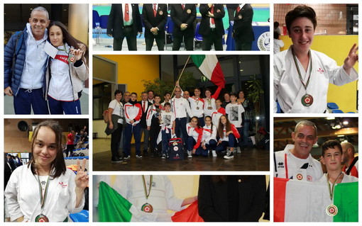 Medaglia d’oro per Francesco Sinisi e Sara Guidetti al ‘Wuko World Karate’ di Lignano Sabbiadoro