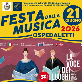 Festa della Musica a Ospedaletti: il 21 giugno band, artisti e spettacoli gratuiti per celebrare l'estate Festa della Musica a Ospedaletti: il 21 giugno band, artisti e spettacoli gratuiti per celebrare l'estate