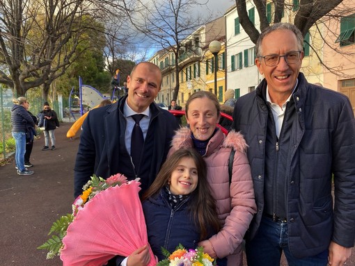 Sanremo: la vincitrice dello 'Zecchino d'Oro' Rita Longordo oggi pomeriggio sul palco di piazza Colombo Sanremo: la vincitrice dello 'Zecchino d'Oro' Rita Longordo oggi pomeriggio sul palco di piazza Colombo