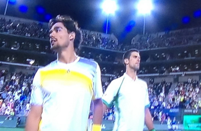 Tennis: Fabio Fognini strappa un set al n° 1 al Mondo Djokovic, nel secondo turno di Indian Wells