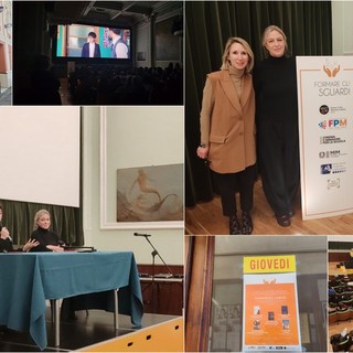 Bordighera, "Formare gli sguardi": lezione al cinema per gli studenti del Fermi-Polo-Montale (Foto e video) Bordighera, "Formare gli sguardi": lezione al cinema per gli studenti del Fermi-Polo-Montale (Foto e video)