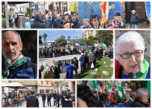 Sanremo: 25 aprile, il ricordo di 79 anni fa e alcuni attacchi alla destra nell'orazione di Gipo Anfosso (Foto e Video)