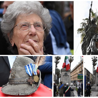 Sanremo: commozione e grandi ricordi per la 'Statua della Vittoria' inaugurata durante la Festa della Repubblica (Foto e Video)