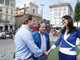 Marco Scajola accolto dall'Avv. Elvira Lombardi Marco Scajola accolto dall'Avv. Elvira Lombardi