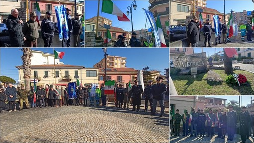 Giornata del Ricordo: Vallecrosia non dimentica i martiri delle foibe e gli esuli di Istria, Fiume e Dalmazia (Foto e video)