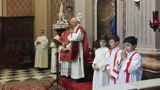 Celebrata ieri alla Chiesa Parrocchiale di Pontedassio la Festa di San Pietro da Verona