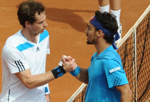 Fabio Fognini sfida Andy Murray a Shanghai (foto realtennis.it)