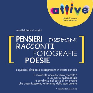 Emergenza Coronavirus: la Fidapa Ventimiglia lancia l'iniziativa “Ferme ma attive, diari di donne in quarantena” Emergenza Coronavirus: la Fidapa Ventimiglia lancia l'iniziativa “Ferme ma attive, diari di donne in quarantena”