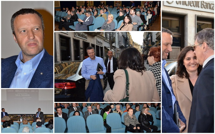 Sanremo: il Sindaco di Verona al cinema Tabarin per 'Ricostruiamo il Paese', presenza in massa della Lega