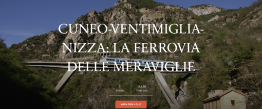 Luoghi del Cuore FAI: si può votare fino al 15 dicembre, l'appello di Confesercenti per la ferrovia Cuneo-Ventimiglia-Nizza Luoghi del Cuore FAI: si può votare fino al 15 dicembre, l'appello di Confesercenti per la ferrovia Cuneo-Ventimiglia-Nizza