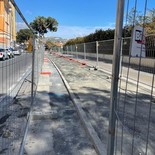 L'atto finale del cantiere di via Nino Bixio L'atto finale del cantiere di via Nino Bixio