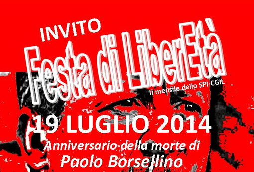 Imperia: domani mattina alla Biblioteca Civica la 'Festa di Liberta' in memoria di Paolo Borsellino