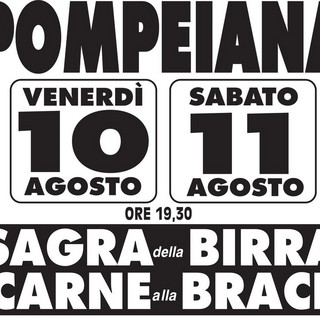 Prossimo weekend a Pompeiana: sagra della birra e della carne alla brace tra band musicali e Miss Italia Prossimo weekend a Pompeiana: sagra della birra e della carne alla brace tra band musicali e Miss Italia