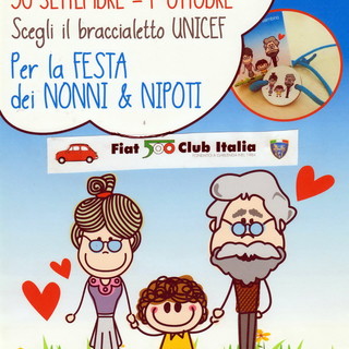Domenica prossima con l'Unicef la 'Festa dei Nonni' nelle piazze della provincia di Imperia Domenica prossima con l'Unicef la 'Festa dei Nonni' nelle piazze della provincia di Imperia