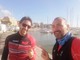 Fabrizio Rossi e Federico Marchi durante la loro "corsa-intervista" Fabrizio Rossi e Federico Marchi durante la loro "corsa-intervista"