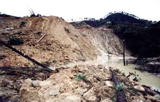 La foto della frana di Angelo Caviglia