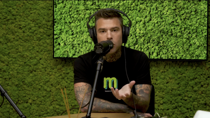 Fedez nella sua puntata di 'Muschio selvaggio' in solitaria