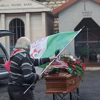 Sulle note di "Fischia il Vento" Imperia saluta commossa ‘Fedor’ l'ultimo componente dell'eroica ‘Banda Felice Cascione’ (Foto)