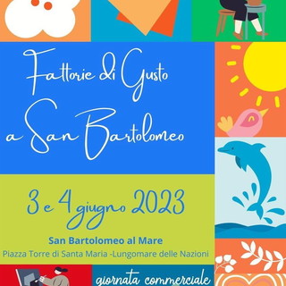 'Fattorie di Gusto': un evento di Confesercenti domani e domenica a San Bartolomeo al Mare 'Fattorie di Gusto': un evento di Confesercenti domani e domenica a San Bartolomeo al Mare