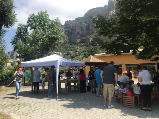 Ventimiglia: ieri mattina la 'Festa della famiglia' al nido comunale 'Il Girasole' (Foto)