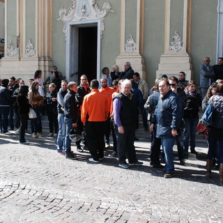 Sanremo: tanta gente per l'ultimo saluto a Claudio Ozenda, morto domenica scorsa Sanremo: tanta gente per l'ultimo saluto a Claudio Ozenda, morto domenica scorsa