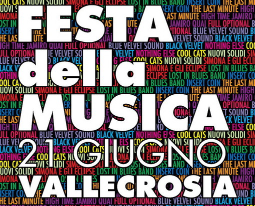 Vallecrosia: domani sera appuntamento con la 'Festa della Musica' ed il Solstizio d'Estate Vallecrosia: domani sera appuntamento con la 'Festa della Musica' ed il Solstizio d'Estate