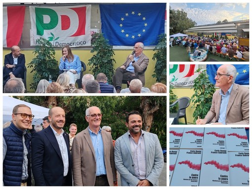 Il Pd accoglie Franco Gabrielli a Ventimiglia: "La sicurezza non è il privilegio dei più forti ma il diritto dei più deboli" (Foto e video)
