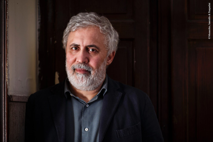 Lo scrittore Francesco Piccolo ospite al teatro dell'opera del Casinò di Sanremo