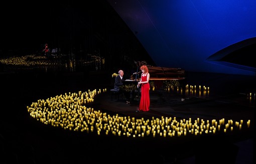 “Luce”, la tournée di Fiorella Mannoia e Danilo Rea fa tappa a Ventimiglia (Foto)