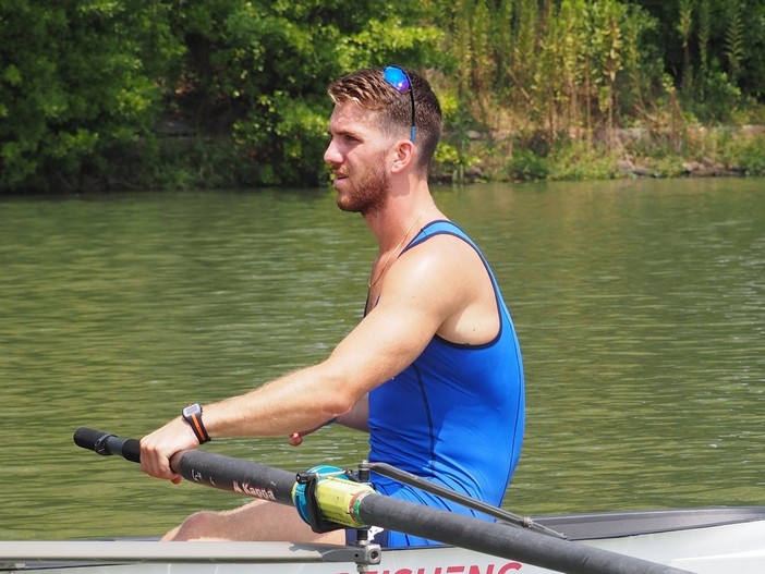 Federico Garibaldi, atleta della Canottieri Santo Stefano al Mare Federico Garibaldi, atleta della Canottieri Santo Stefano al Mare