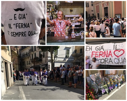Sanremo: centinaia di 'collantini' oggi pomeriggio al funerale di Fernando Foschini, Messa celebrata da Mons. Alvise Lanteri (Foto) Sanremo: centinaia di 'collantini' oggi pomeriggio al funerale di Fernando Foschini, Messa celebrata da Mons. Alvise Lanteri (Foto)