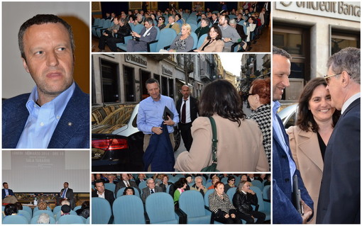 Sanremo: il Sindaco di Verona al cinema Tabarin per 'Ricostruiamo il Paese', presenza in massa della Lega