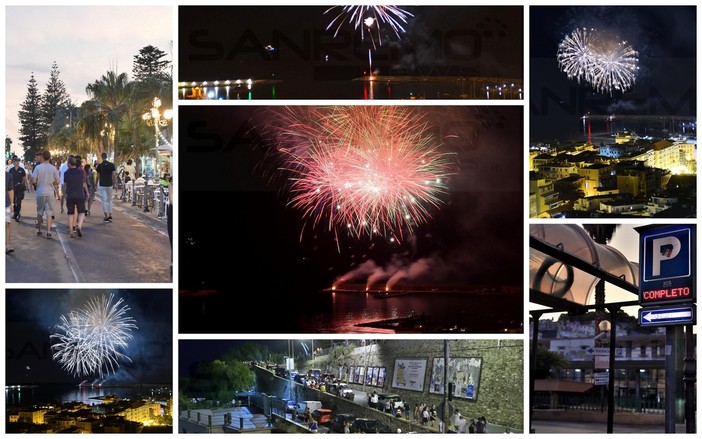 Sanremo: decine di migliaia di persone per la notte di Ferragosto, con i 'Fuochi' che tornano a dominare il cielo (Foto) Sanremo: decine di migliaia di persone per la notte di Ferragosto, con i 'Fuochi' che tornano a dominare il cielo (Foto)