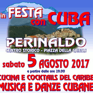 Perinaldo: sabato prossimo torna la consueta 'Festa Cubana'con l'associazione Italia-Cuba