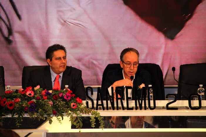 Il presidente Toti e il sindaco Biancheri