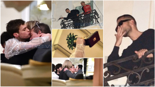 La grande festa dopo la vittoria al Festival di Sanremo: Blanco abbraccia i genitori Mahmood si affaccia dal balcone, intorno a loro la folla di fan La grande festa dopo la vittoria al Festival di Sanremo: Blanco abbraccia i genitori Mahmood si affaccia dal balcone, intorno a loro la folla di fan