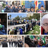 Sanremo: 25 aprile, il ricordo di 79 anni fa e alcuni attacchi alla destra nell'orazione di Gipo Anfosso (Foto e Video)