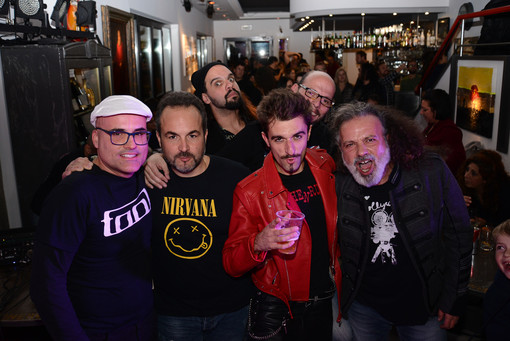 Steve Foglia con la sua band alla presentazione del disco “Never Give Up” Steve Foglia con la sua band alla presentazione del disco “Never Give Up”