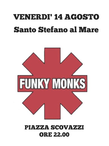 Santo Stefano al Mare: domani sera grande musica dal vivo con i Funky Monks
