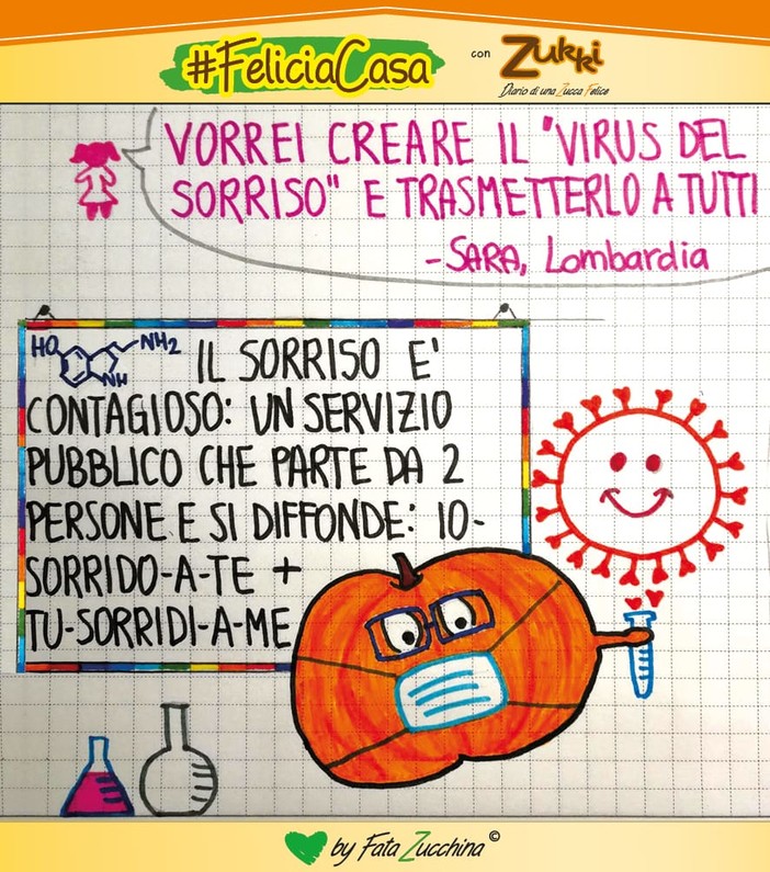 “Favole a casa”: prende il via la nuova video-rubrica di racconti di Fata Zucchina. Oggi: il segreto della felicità - il racconto del cucchiaino “Favole a casa”: prende il via la nuova video-rubrica di racconti di Fata Zucchina. Oggi: il segreto della felicità - il racconto del cucchiaino