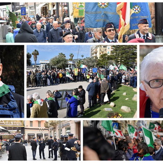 Sanremo: 25 aprile, il ricordo di 79 anni fa e alcuni attacchi alla destra nell'orazione di Gipo Anfosso (Foto e Video)