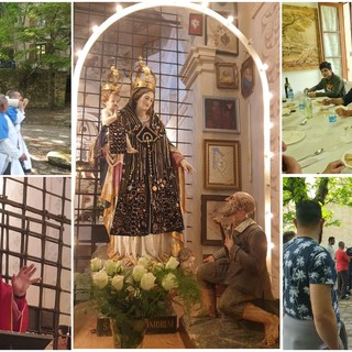 Montalto festeggia la Madonna dell'Acqua Santa: il santuario eretto dopo l'apparizione della Vergine che sanò un invalido (foto) Montalto festeggia la Madonna dell'Acqua Santa: il santuario eretto dopo l'apparizione della Vergine che sanò un invalido (foto)