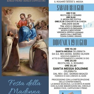 San Benedetto Revelli celebra la Festa della Madonna del Carmelo San Benedetto Revelli celebra la Festa della Madonna del Carmelo