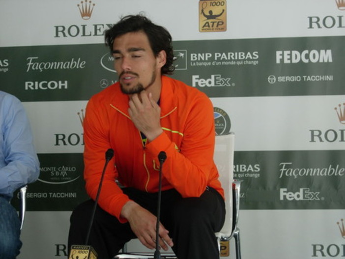 Per Fognini il Montecarlo Rolex Masters inizia con il derby italiano con Lorenzi