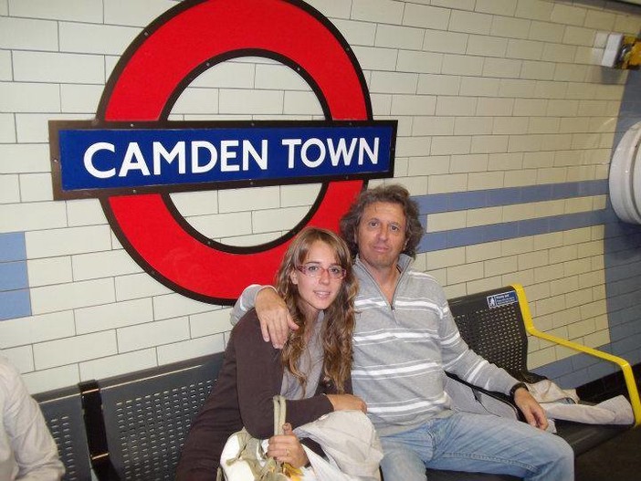 Fulvio Gaslini con la figlia Serena